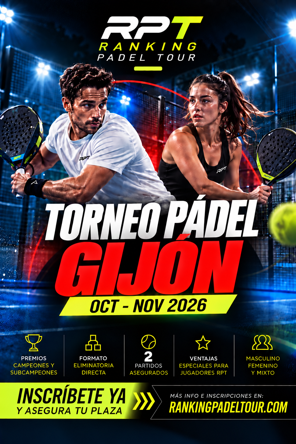 Cartel de RPT Gijón Open