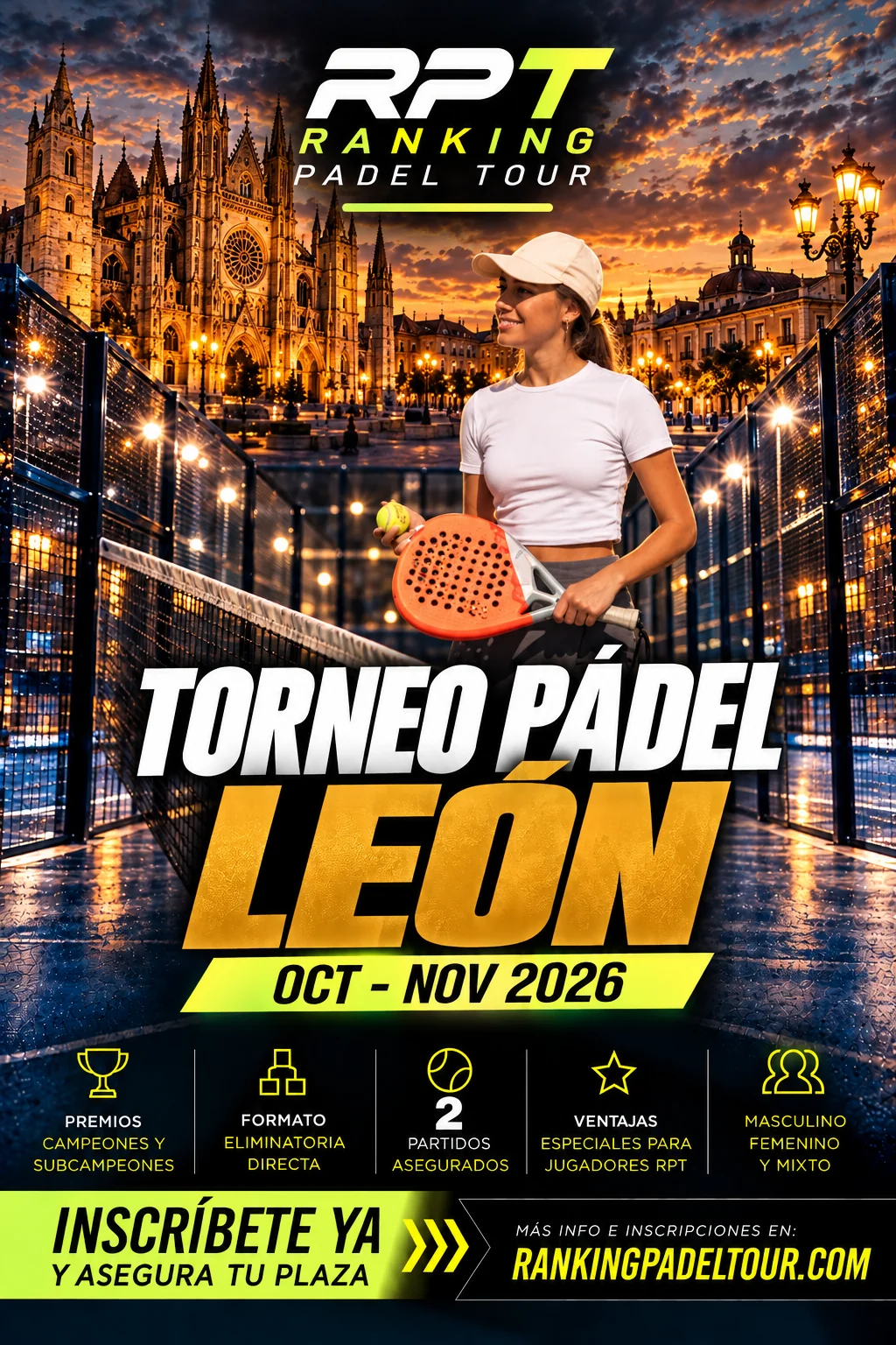 Cartel de RPT León Open